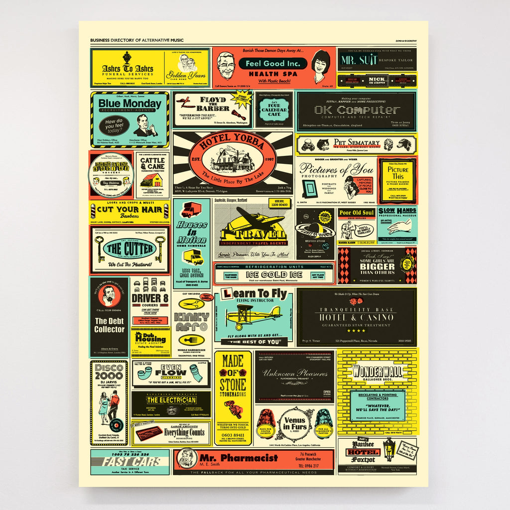 DOROTHY - BUSINESS DIRECTORY OF ALTERNATIVE MUSIC PRINT