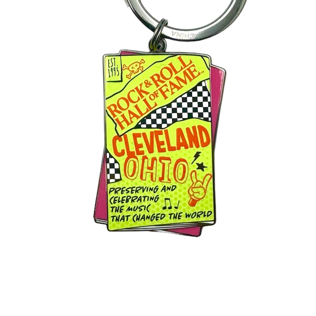 ROCK HALL ZINE KEYRING