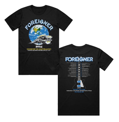 ROCK HALL 2024 x FOREIGNER - HALL OF FAME TIMELINE T-SHIRT