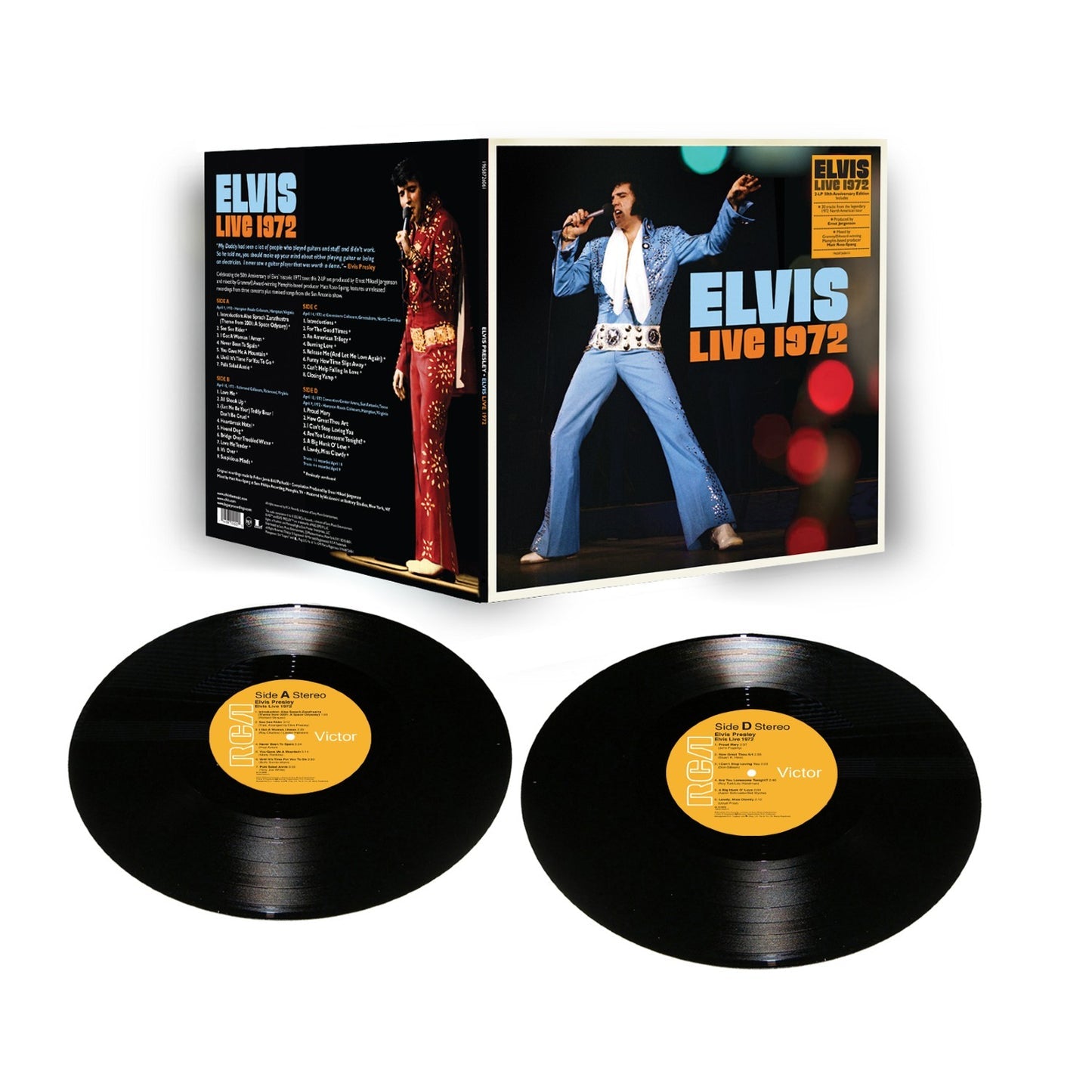 ELVIS PRESLEY - ELVIS LIVE 1972 - 2-LP - VINYL LP