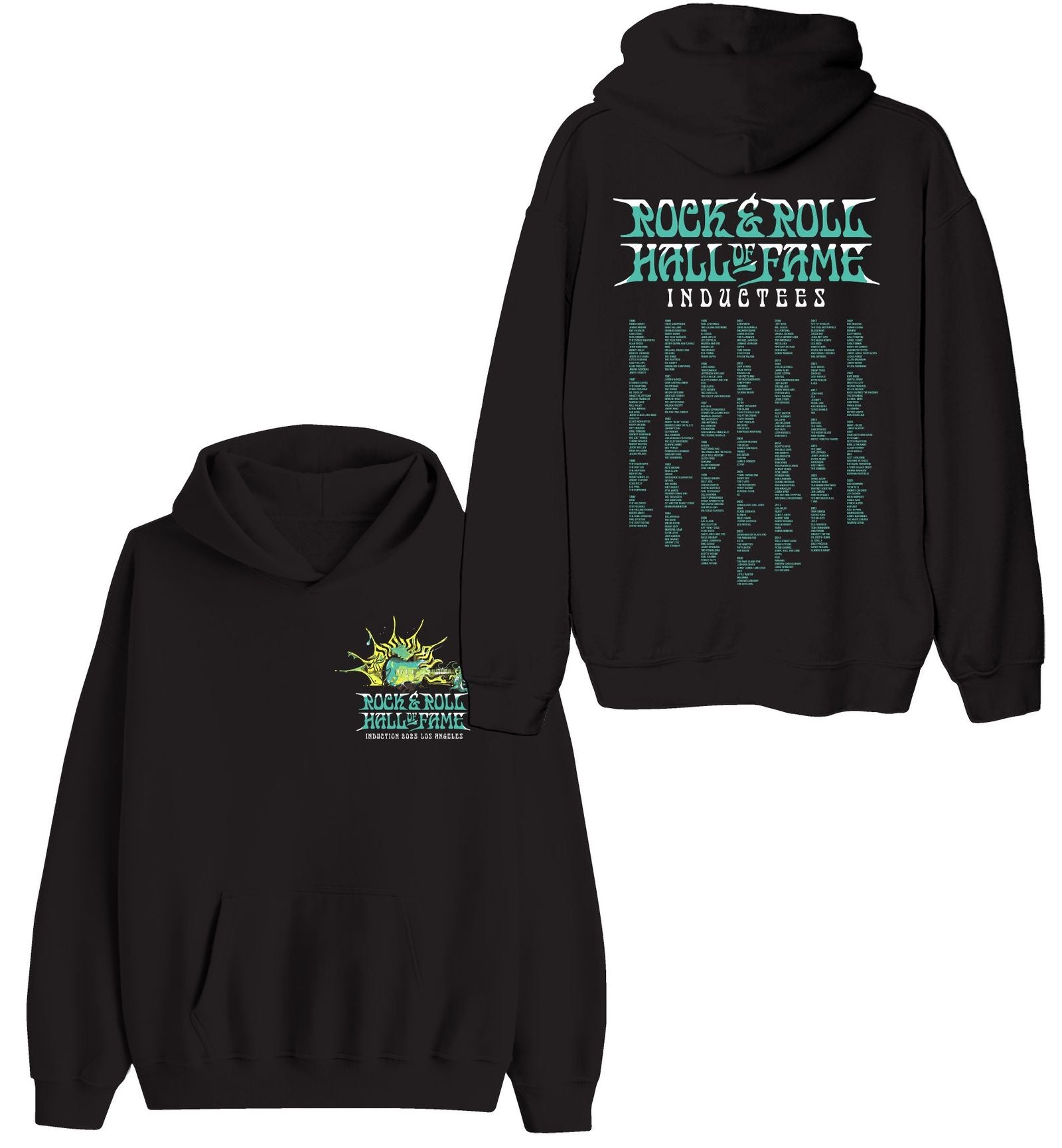ROCK HALL 2025 - L.A. EXCLUSIVE ENCYCLOPEDIA POSTER HOODIE