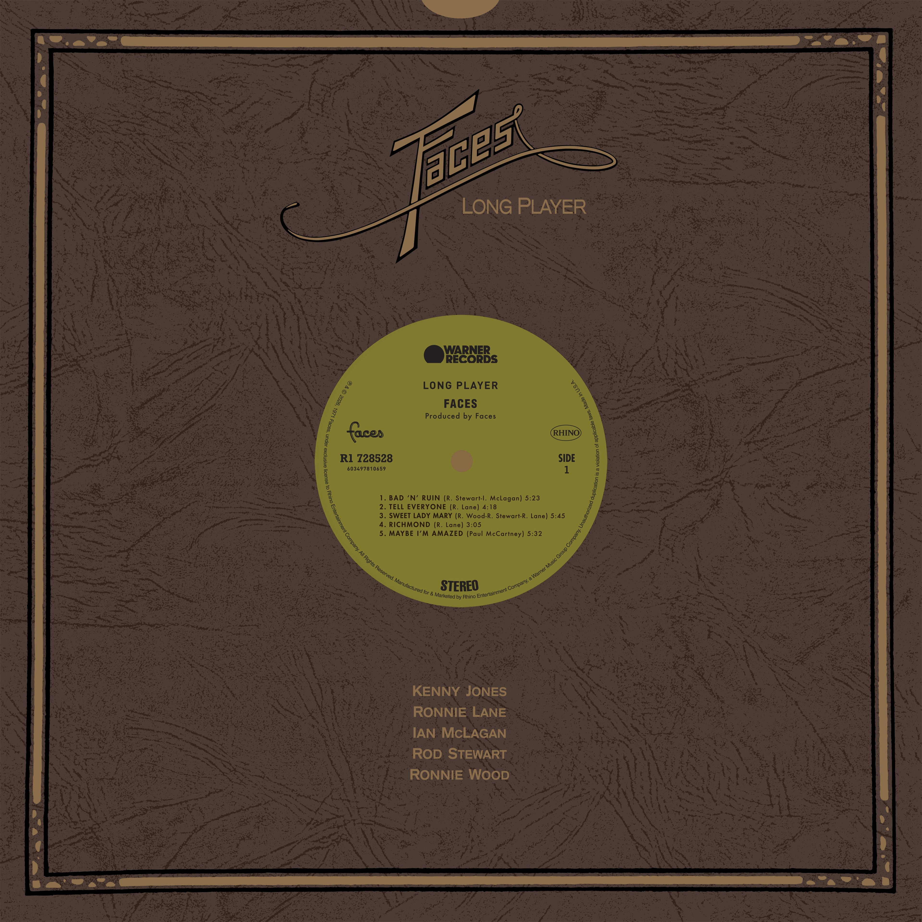 FACES - LONG PLAYER - VINYL LP