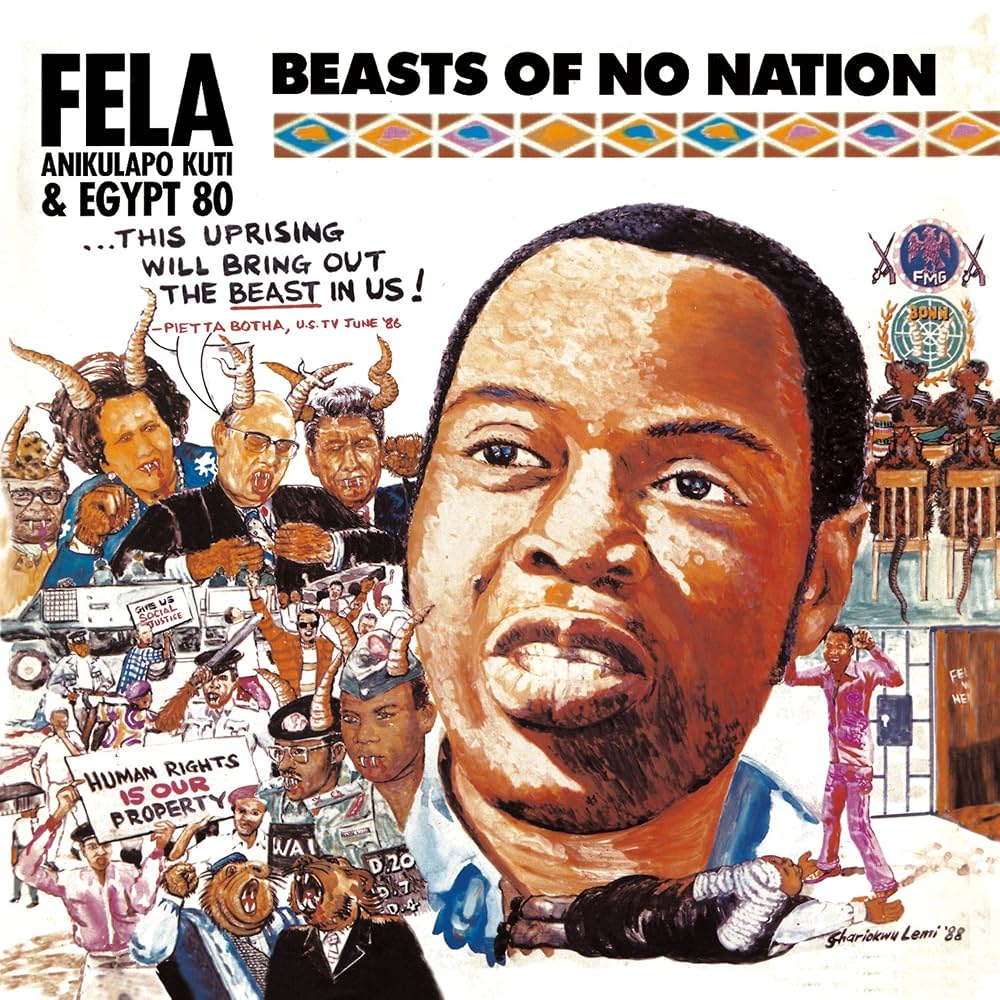 FELA KUTI & EGYPT 80 - BEASTS OF NO NATION - VINYL LP