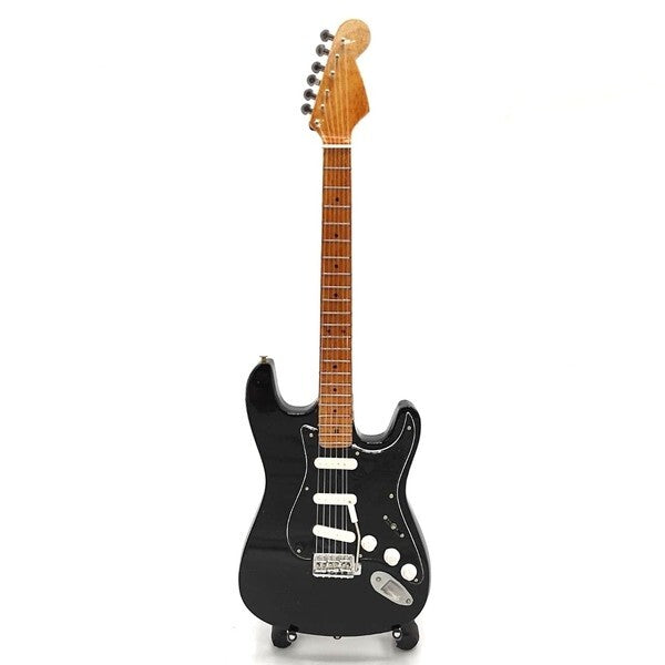FENDER™ STRAT™ BLACK FINISH & BLACK PICKGUARD - MINI GUITAR