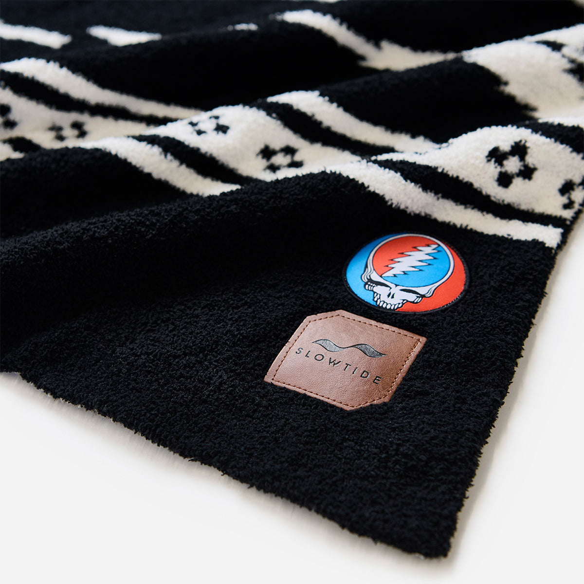 GRATEFUL DEAD x SLOWTIDE - FILLMORE PLUSH KNIT THROW BLANKET