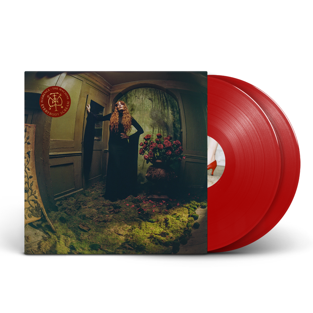 FLORENCE + THE MACHINE - EVERYBODY SCREAM - INDIE EXCLUSIVE BLOODWOOD EDITION - RED & CLEAR COLOR - 2-LP - VINYL LP