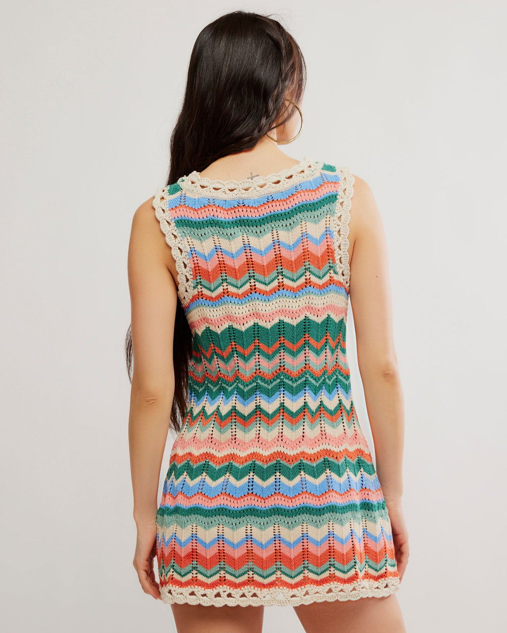 FREE PEOPLE - SANDY MAE KNIT MINI DRESS