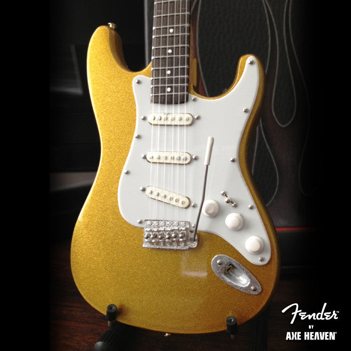 FENDER™ - METALLIC GOLD STRAT™ - MINI GUITAR