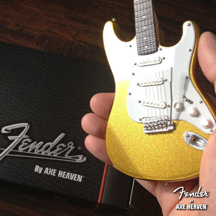 FENDER™ - METALLIC GOLD STRAT™ - MINI GUITAR