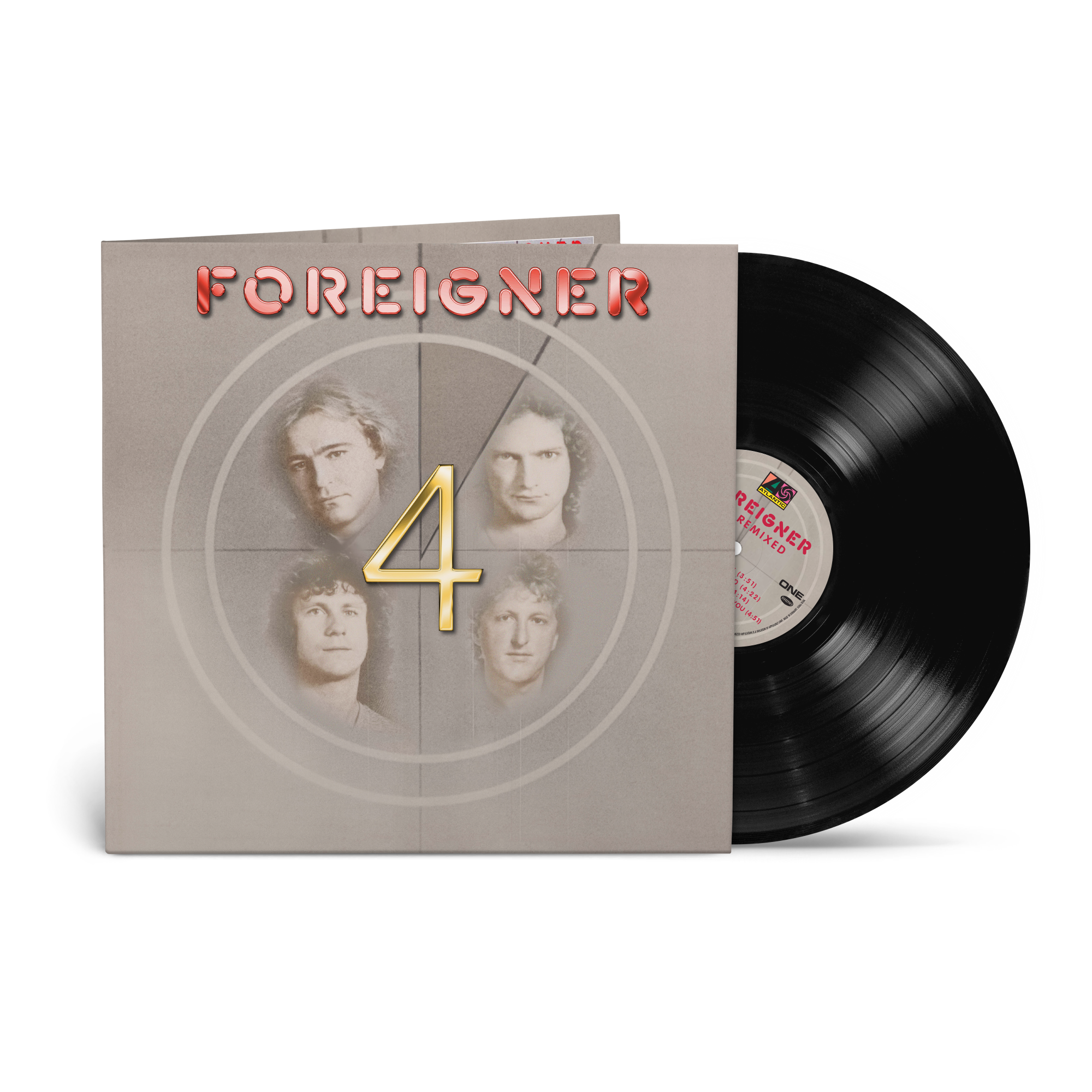 FOREIGNER - 4 - STEREO REMIX - VINYL LP