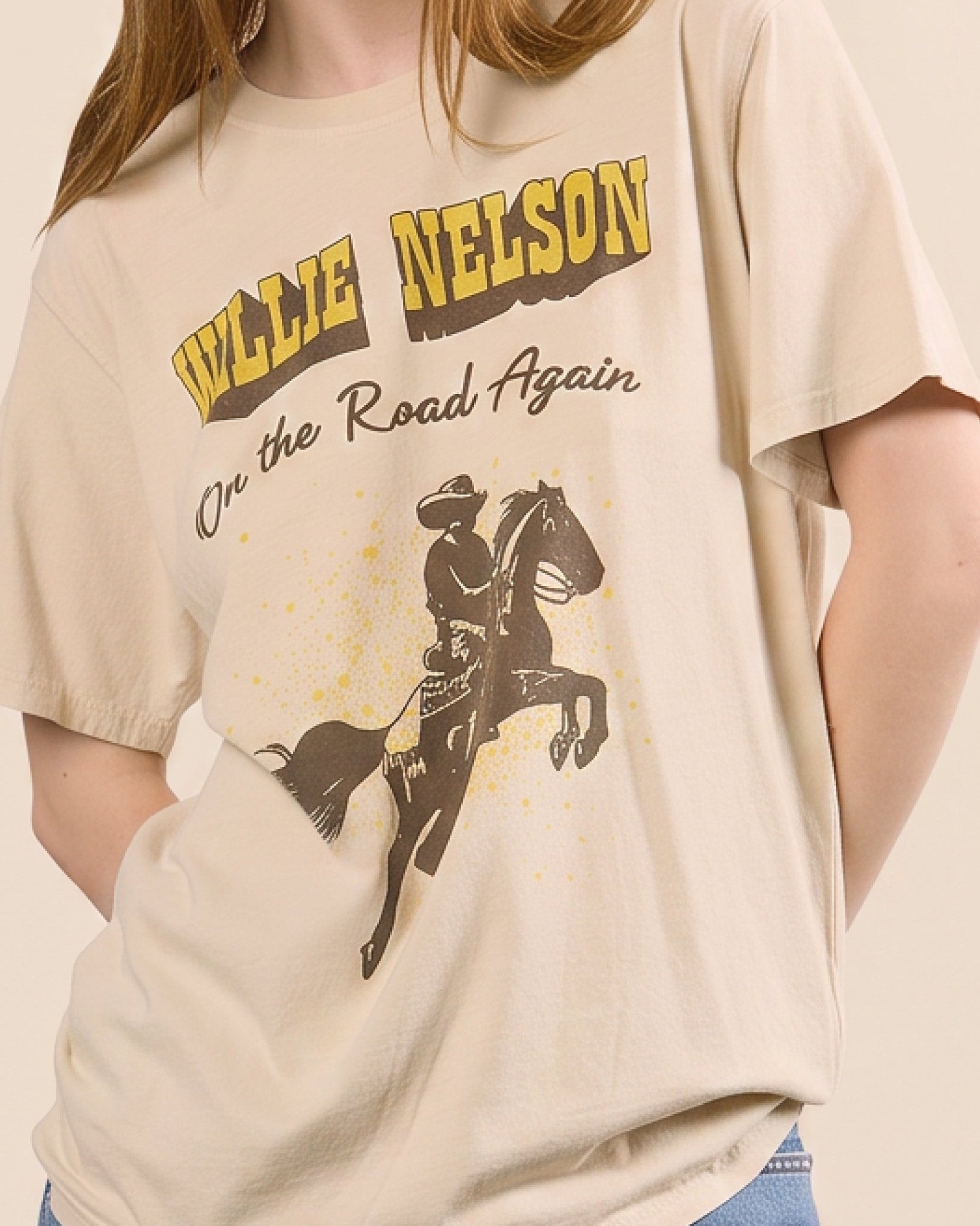 WILLIE NELSON - AGAIN, AND AGAIN TEE