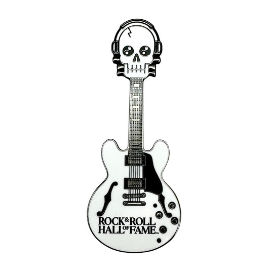 ROCK HALL SKULL HEADSTOCK MAGNET