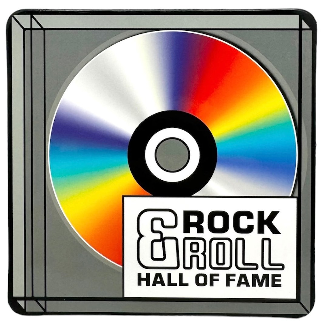 JUEGO DE CUATRO POSAVASOS CON FUNDA PARA CD ROCK HALL