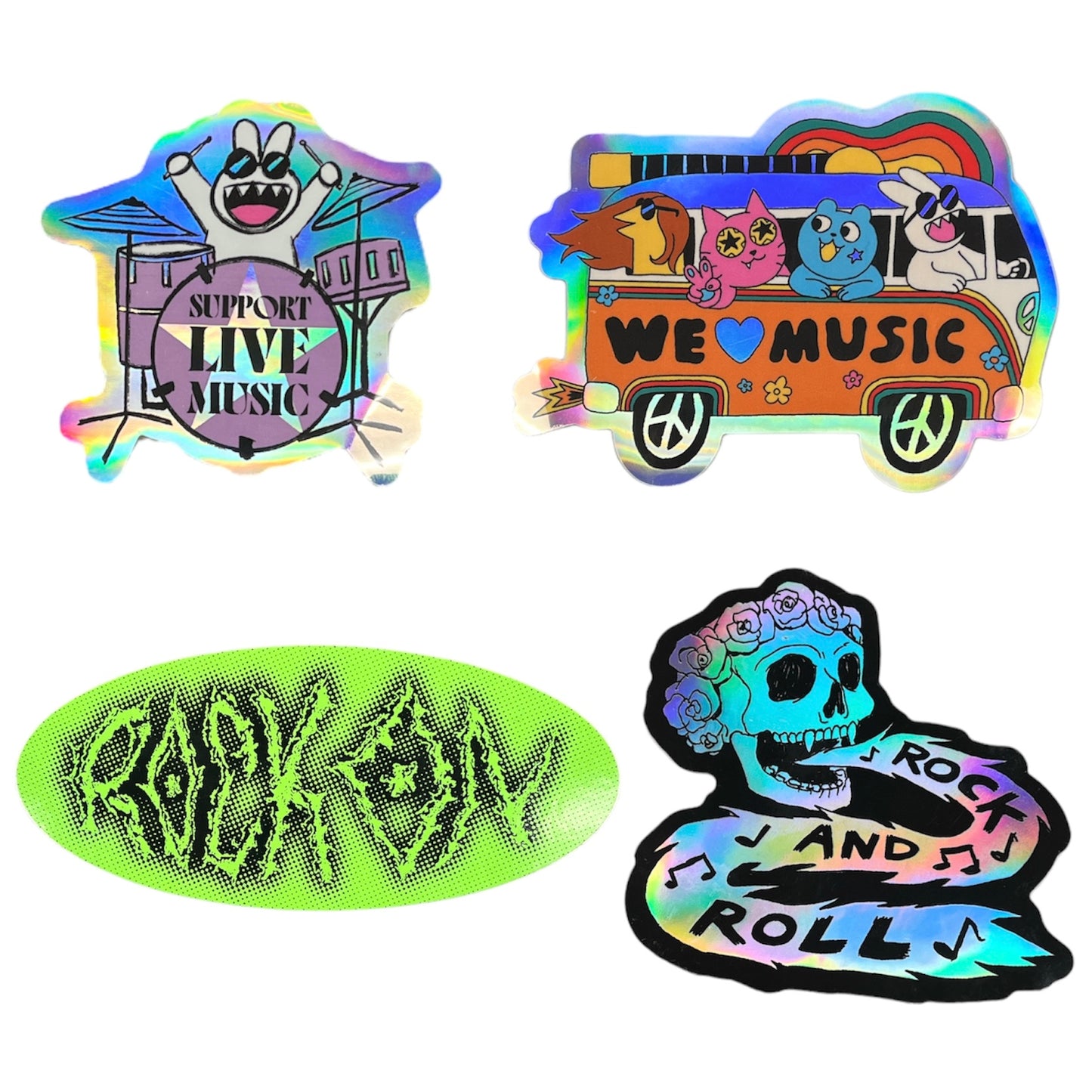 APPLY - ASSORTED MUSIC STICKERS