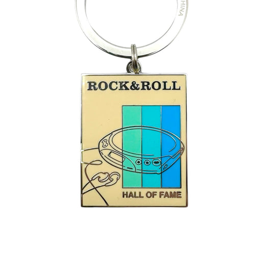 ROCK HALL RETRO CD PLAYER KEYRING