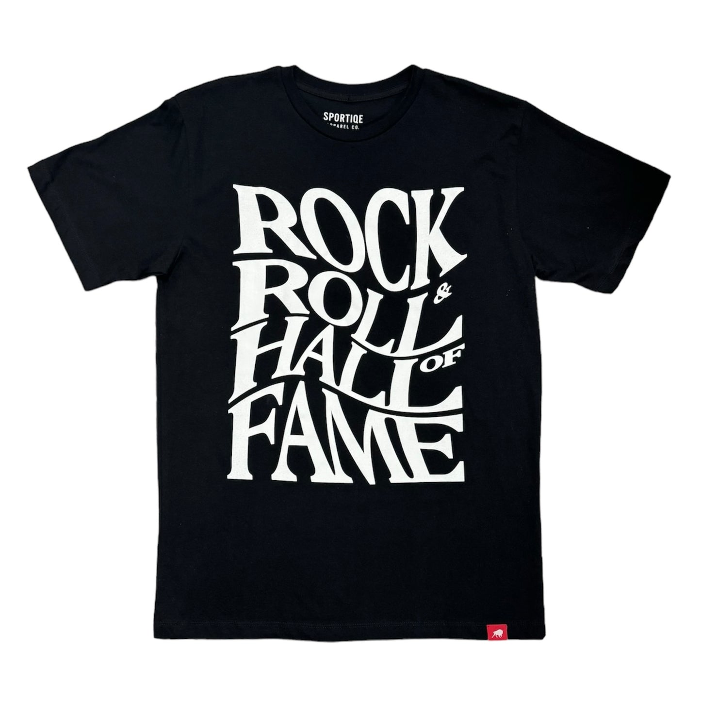 CAMISETA CON LOGO ONDULADO ROCK HALL