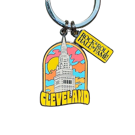 ROCK HALL CLEVELAND SUNSET KEYRING