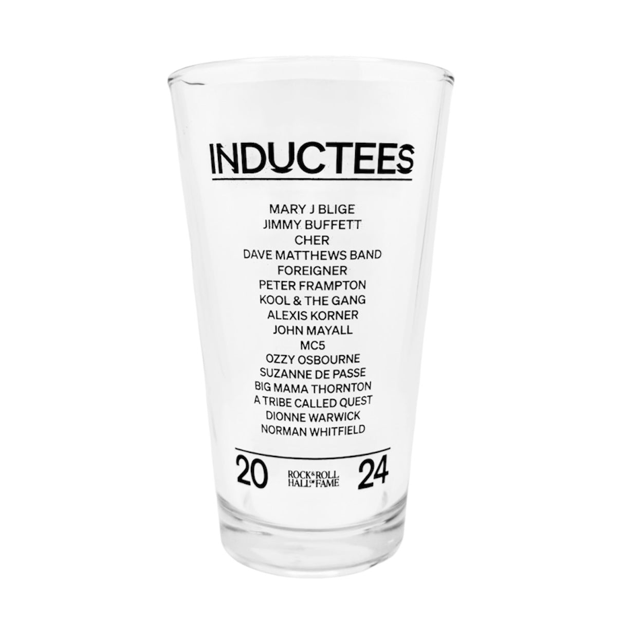 ROCK HALL 2024 - INDUCTION CLASS PINT GLASS