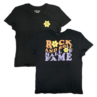 ROCK HALL FLOWER POWER FITTED T-SHIRT