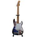 MINI GUITARRA ROCK HALL BANDERA AMERICANA