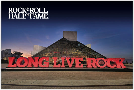 ROCK HALL LONG LIVE ROCK POSTCARD