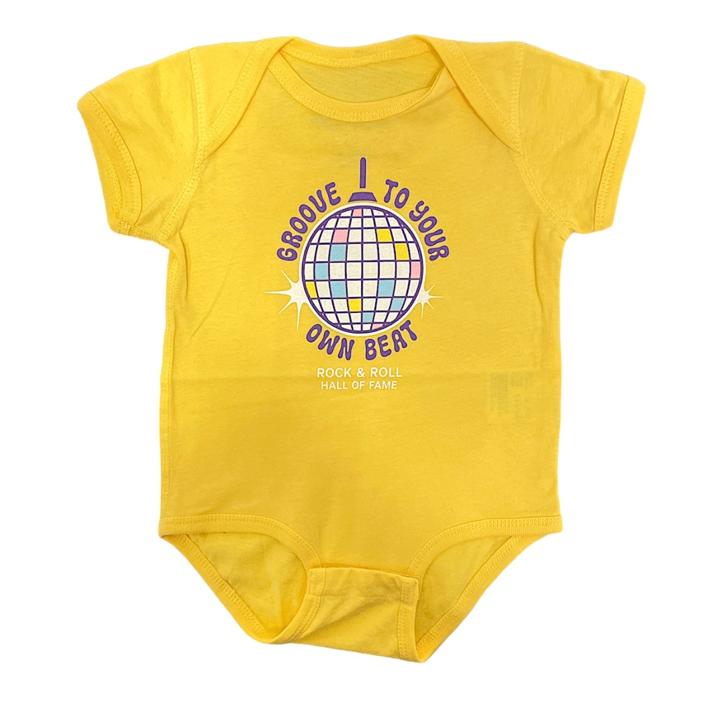 ROCK HALL GROOVE TO YOUR OWN BEAT DISCO BALL ONESIE