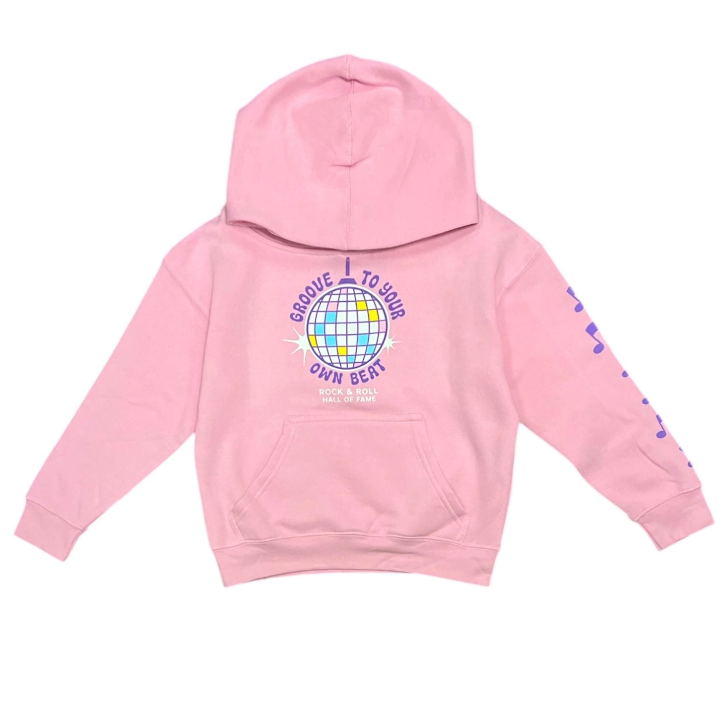 SUDADERA CON CAPUCHA ROCK HALL GROOVE TO YOUR OWN BEAT DISCO BALL