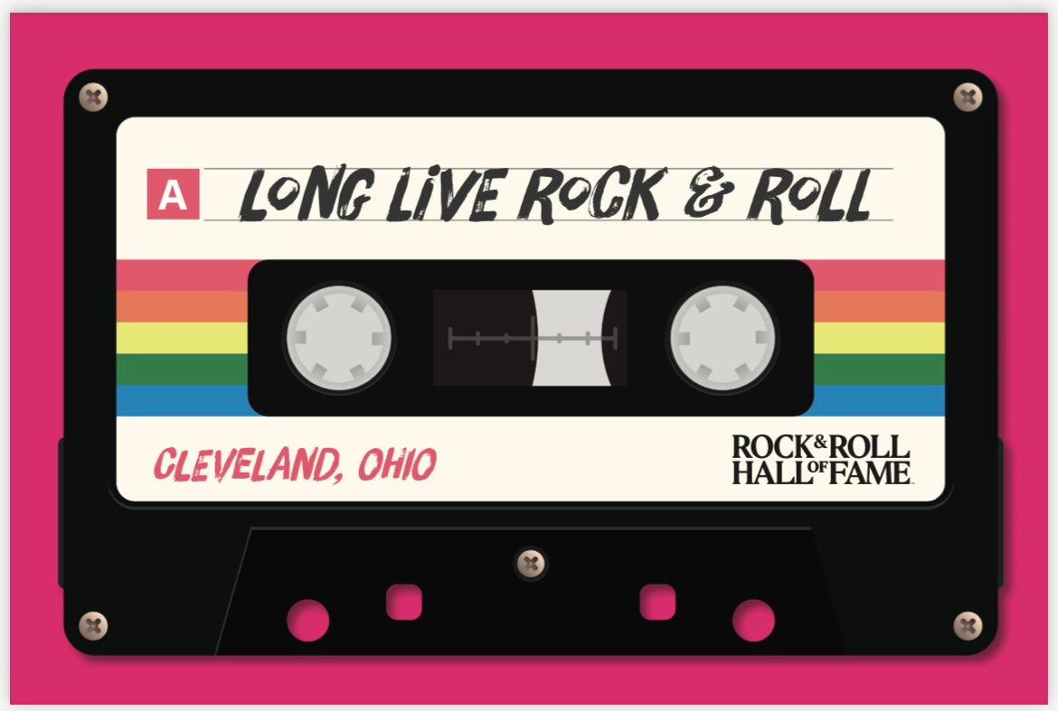 ROCK HALL MIXTAPE POSTCARD