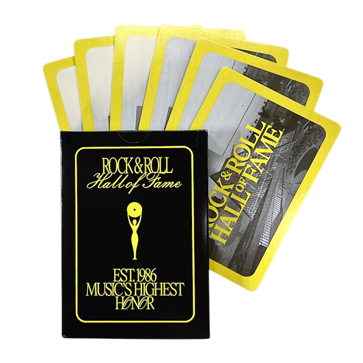 ROCK HALL MUSIC'S HIGHEST HONOR PLAYING CARDS