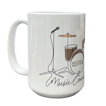 ROCK HALL BANDSTAND SOLID WHITE MUG