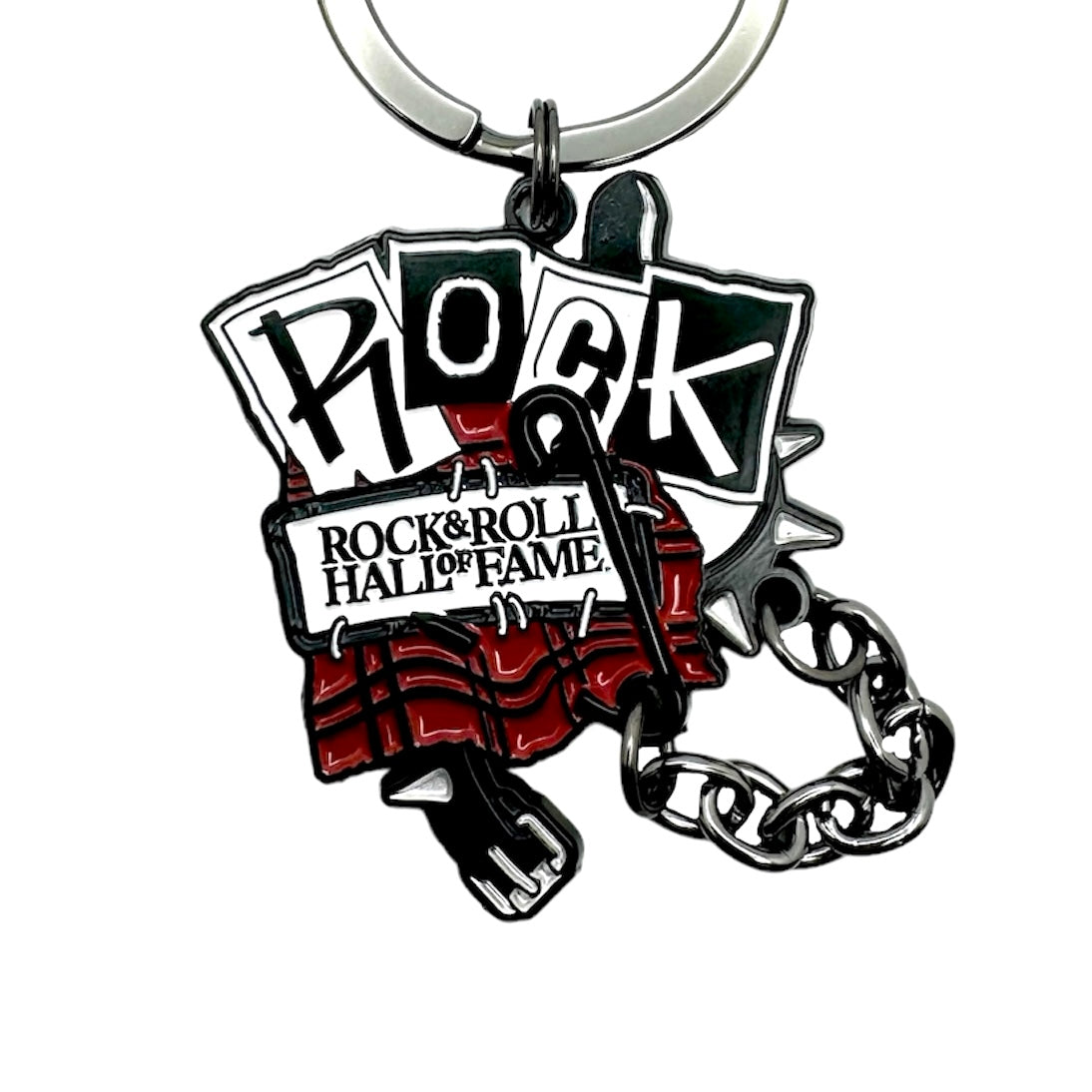 ROCK HALL PUNK CHAIN KEYRING