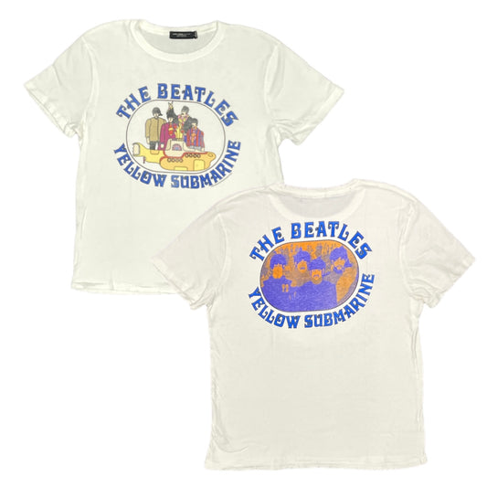 THE BEATLES - WE ALL LIVE IN A YELLOW SUBMARINE FITTED T-SHIRT