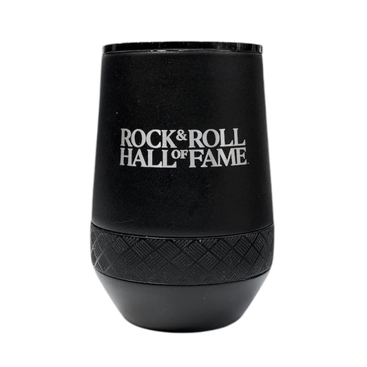 ROCK HALL BLACK RECESS STEMLESS TUMBLER