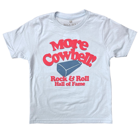 ROCK HALL MORE COWBELL KIDS T-SHIRT