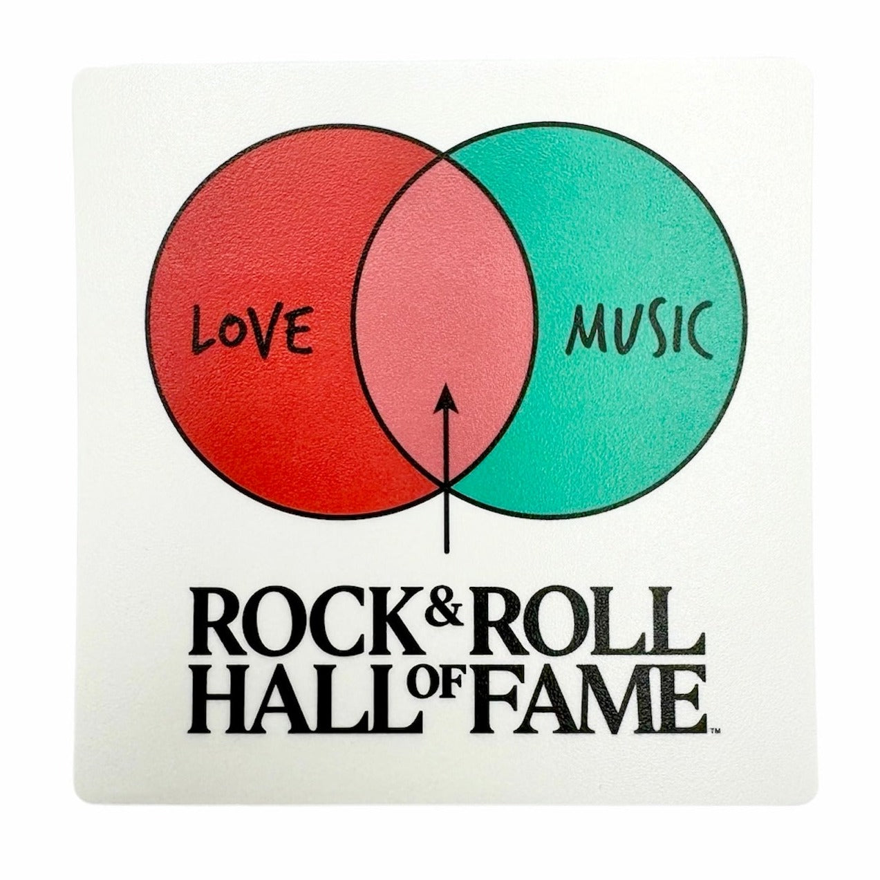 ROCK HALL VENN DIAGRAM STICKER