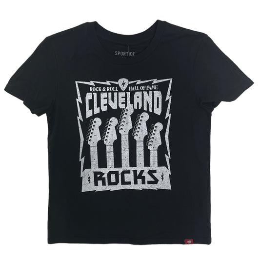 ROCK HALL CLEVELAND ROCKS FITTED T-SHIRT