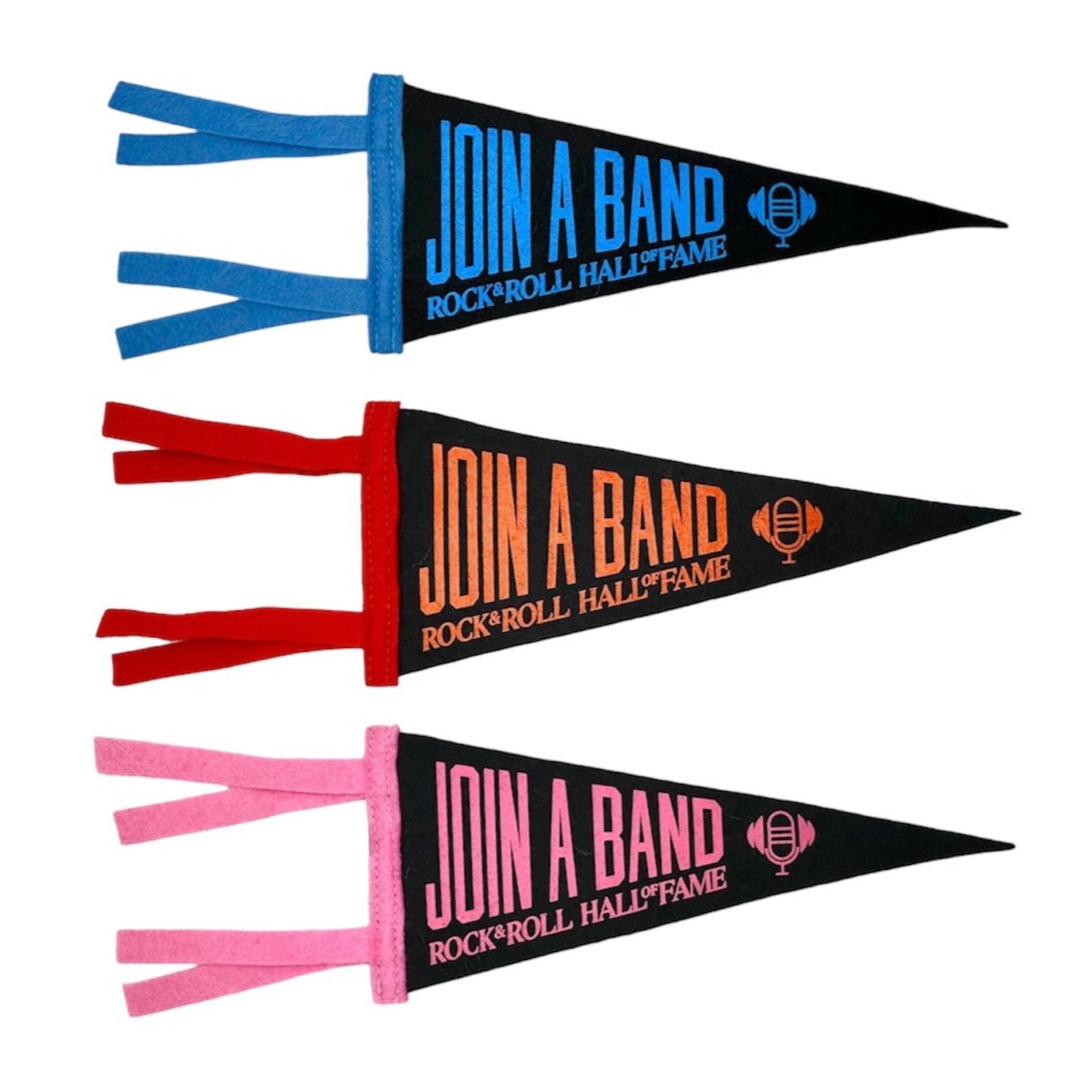 ROCK HALL ÚNETE A UNA BANDA MINI Banderín