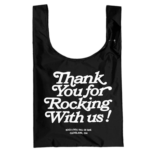 ROCK HALL THANK YOU FOR ROCKING WITH US TOTE BAG
