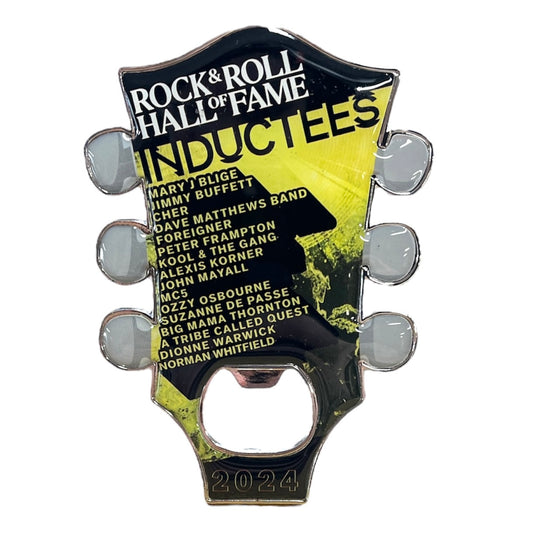 ROCK HALL 2024 - INDUCTEE HEADSTOCK BOTTLE OPENER MAGNET