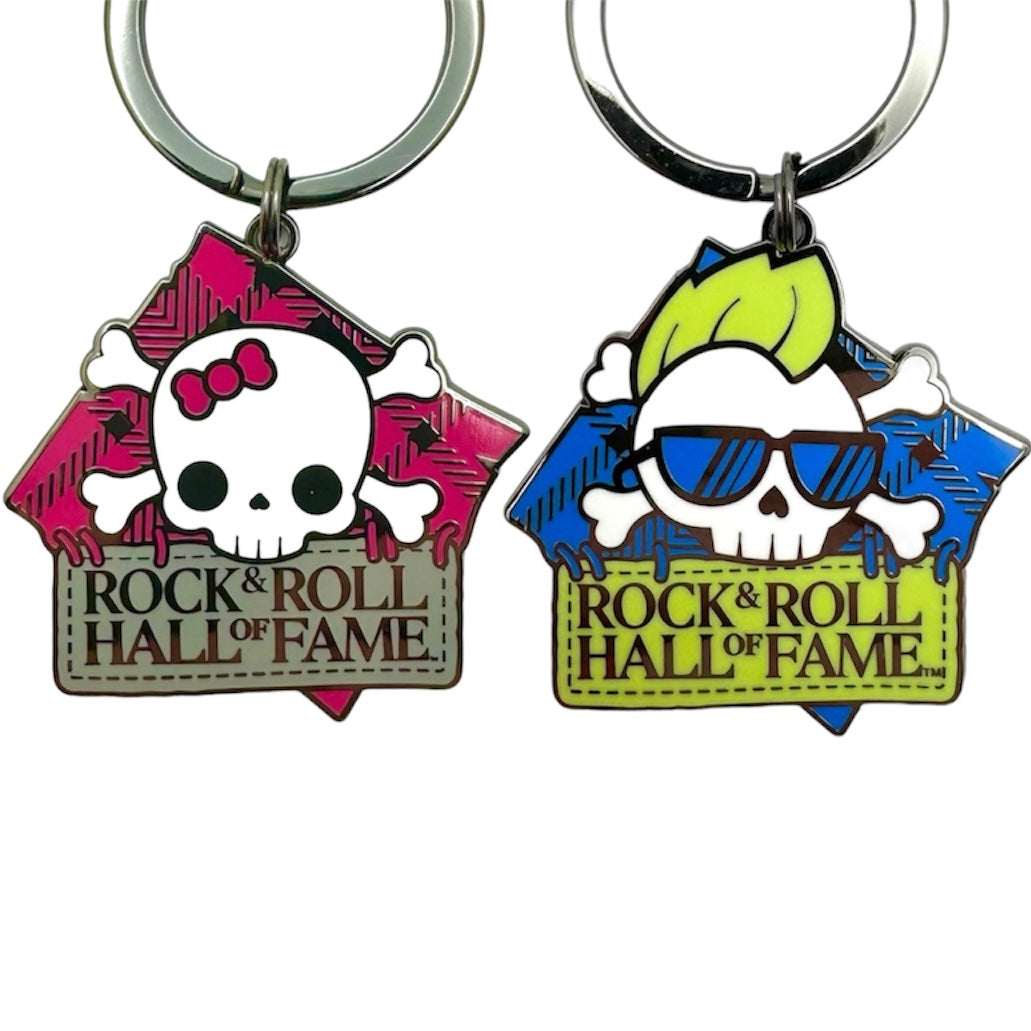 ROCK HALL CUTESY SKULL KEYRING