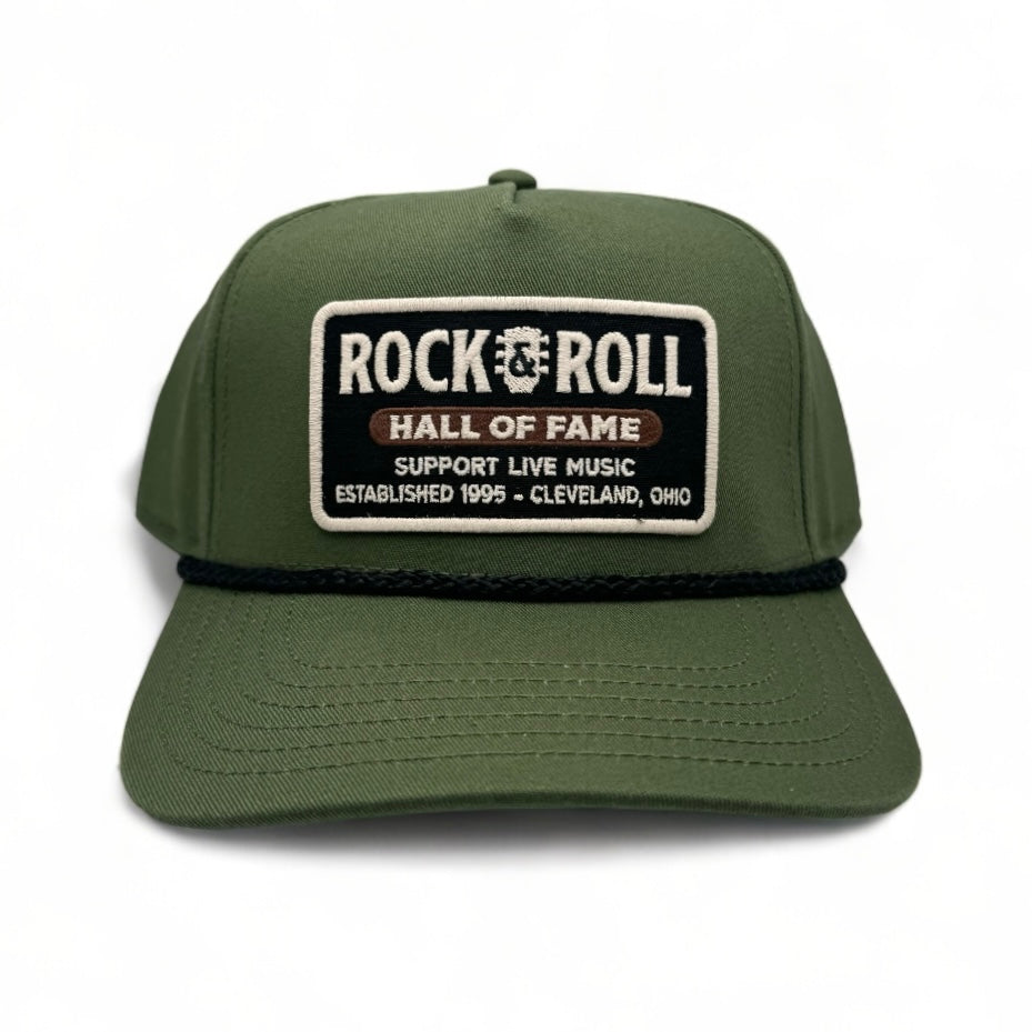 GORRA CON PARCHE PARA CABEZAL DE ROCK HALL