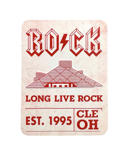 ROCK HALL LONG LIVE ROCK POSTER MAGNET