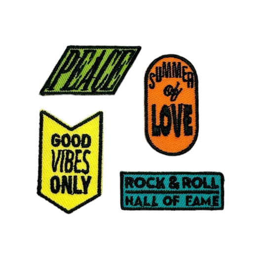 ROCK HALL POSTER COLLAGE PATCH SET