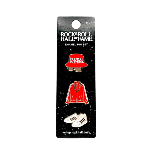 ROCK HALL HIP HOP ENAMEL PIN SET