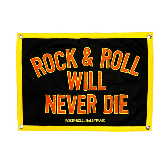 ROCK HALL WILL NEVER DIE CAMP FLAG