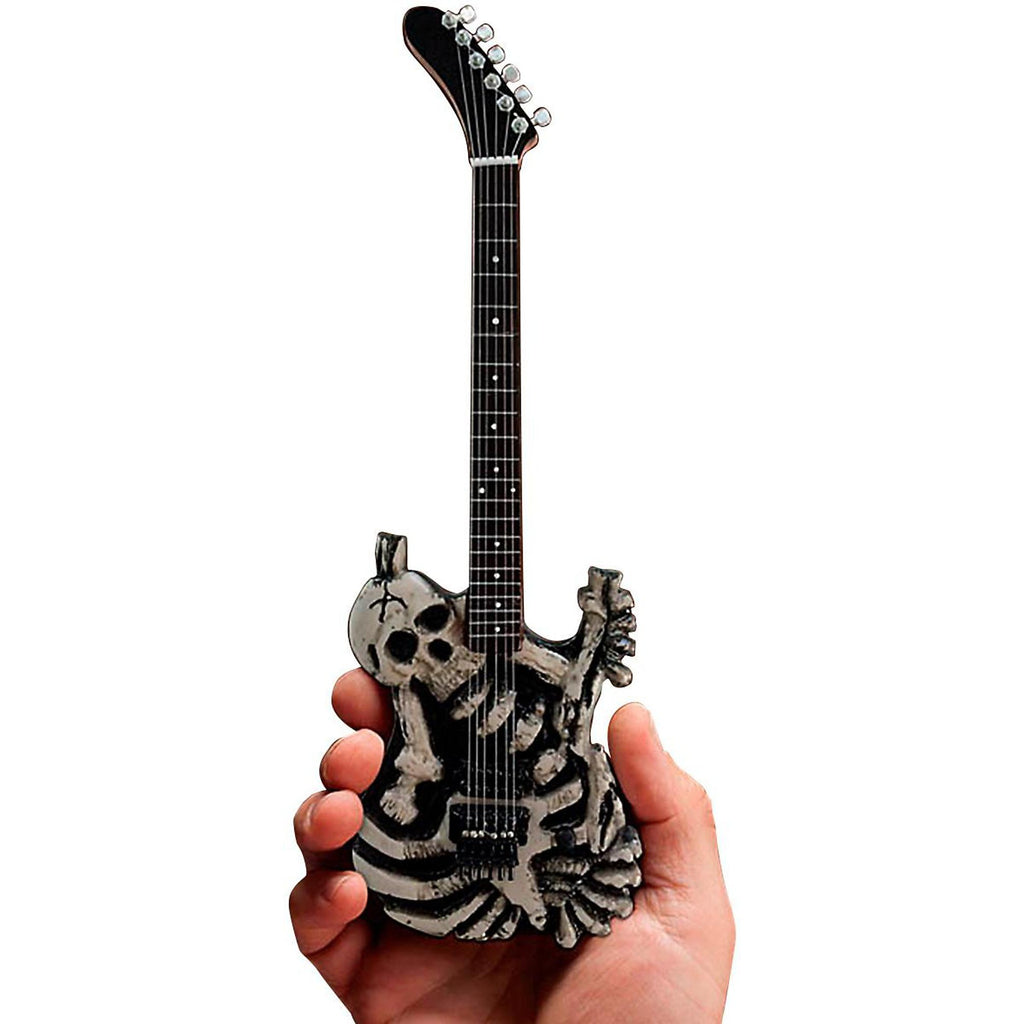 GEORGE LYNCH - SIGNATURE SKULL & BONES J.FROG - MINI GUITAR