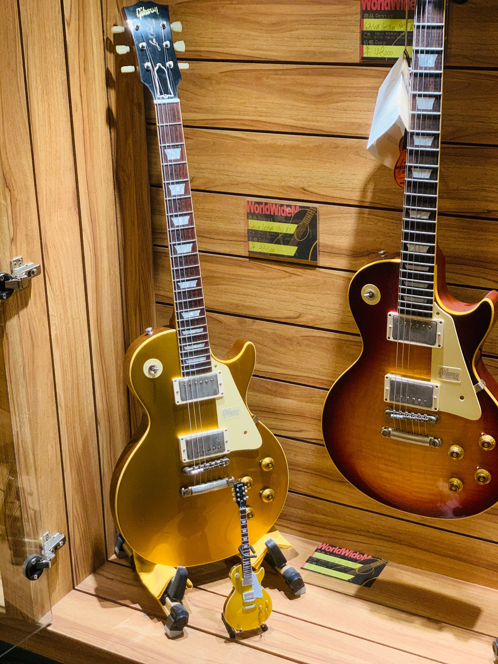 GIBSON - 1957 LES PAUL GOLD TOP - MINI GUITARRA