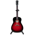 Mini guitarra acústica Slash Gibson J-45 Vermillion Burst a escala 1:4 