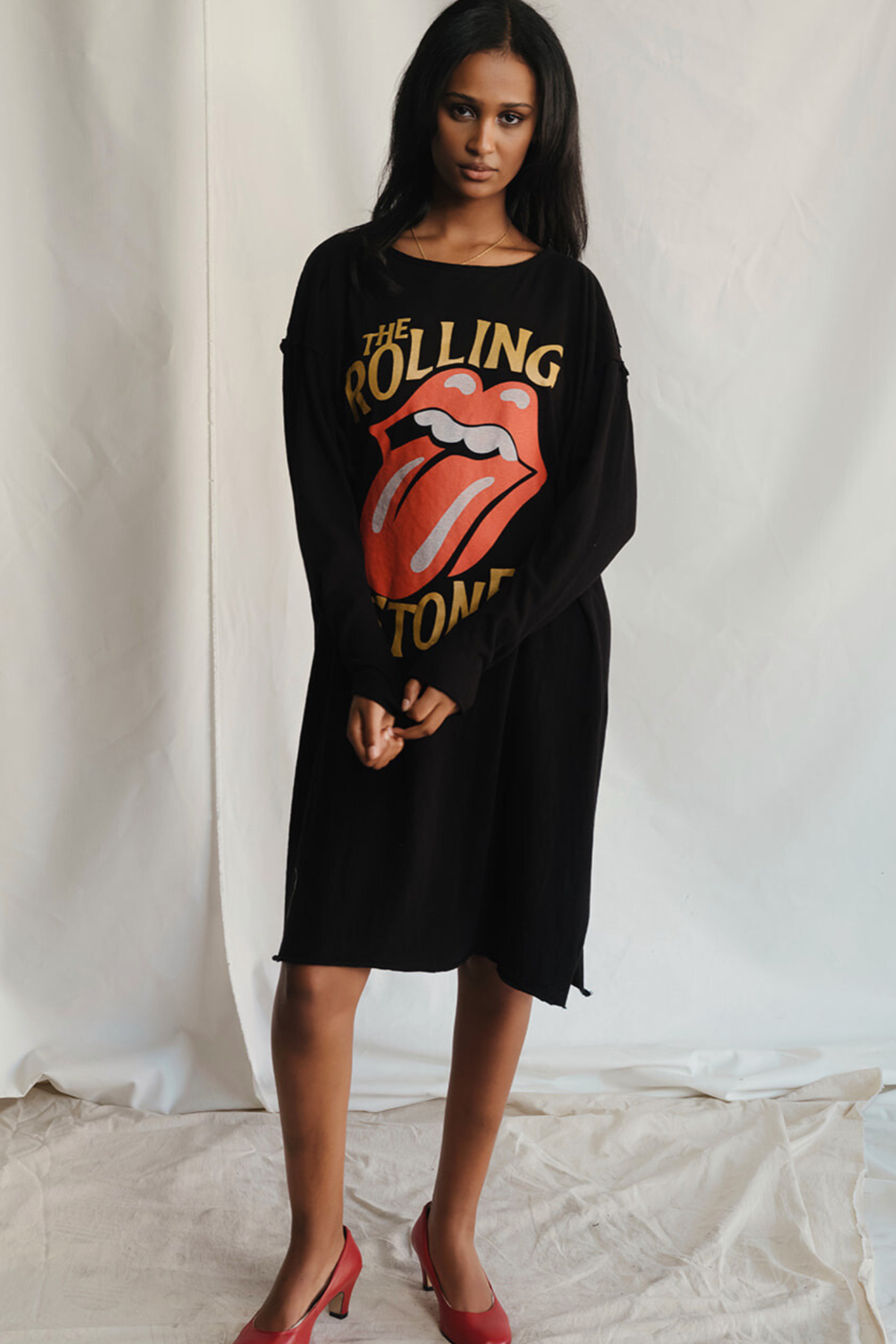 THE ROLLING STONES - GOLDEN ERA DRESS L THE ROLLING STONES - GOLDEN ERA DRESS L