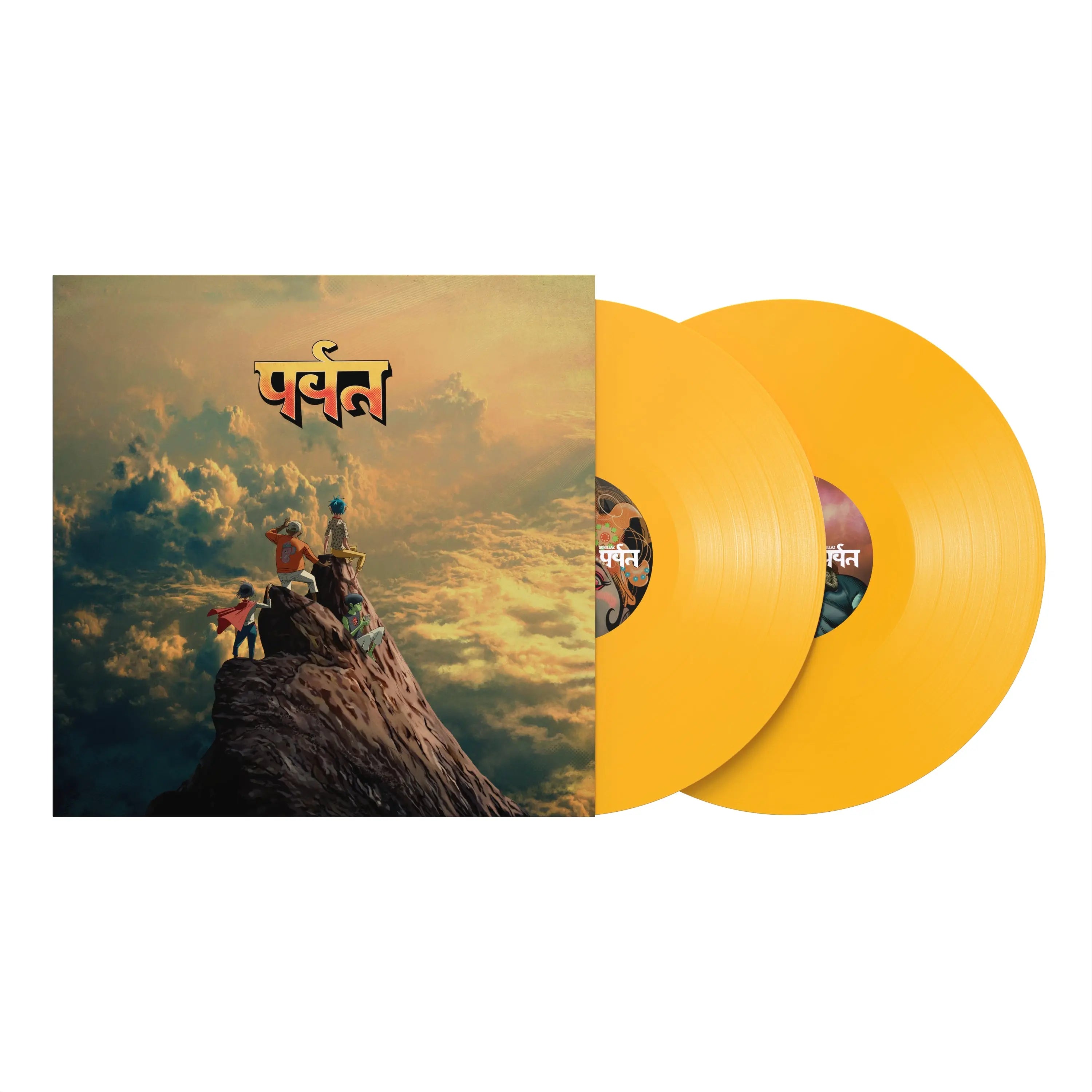 GORILLAZ - THE MOUNTAIN - INDIE EXCLUSIVE - YELLOW COLOR - 2LP - VINYL LP
